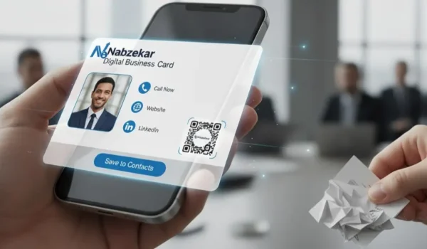 کارت ویزیت دیجیتال چیست؟ + ۱۲ مزیت شگفت‌انگیز کارت ویزیت هوشمند