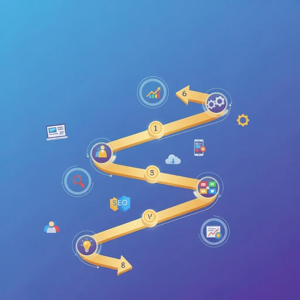 نقشه راه 8 مرحله ای تدوین استراتژی بازاریابی دیجیتال