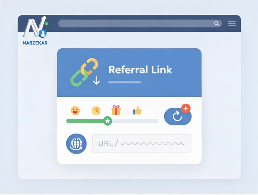 داشبورد کاربر برای دریافت لینک رفرال در وردپرس