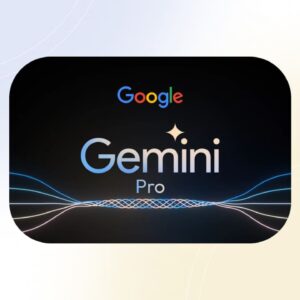 خرید اکانت یک ساله گوگل جمینای پرو Gemini Pro (تخفیف دانشجویی)